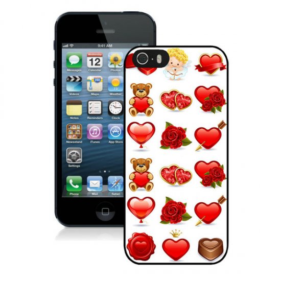 Valentine Cute Bear Love iPhone 5 5S Cases CDQ - Click Image to Close